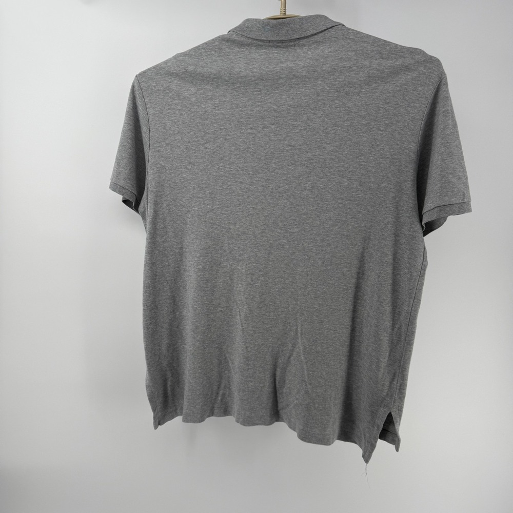 Polo Ralph Lauren Mens XL Pima Soft Touch Shrt Sleeve Gray Flesh Pony Polo Shirt - Picture 3 of 9